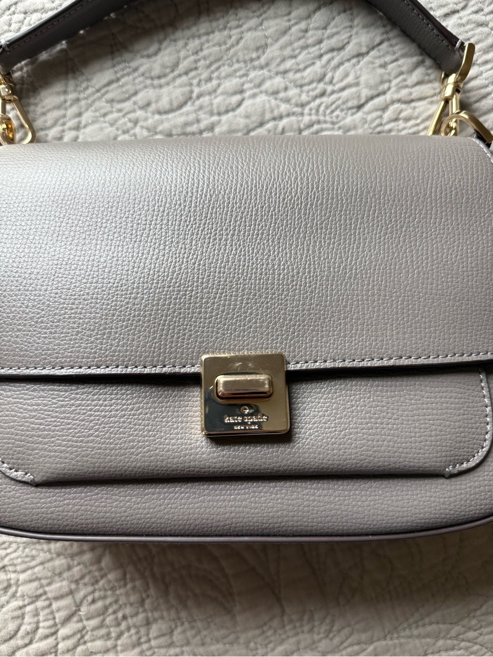 Grey Kate Spade Purse - Picture 4 of 12